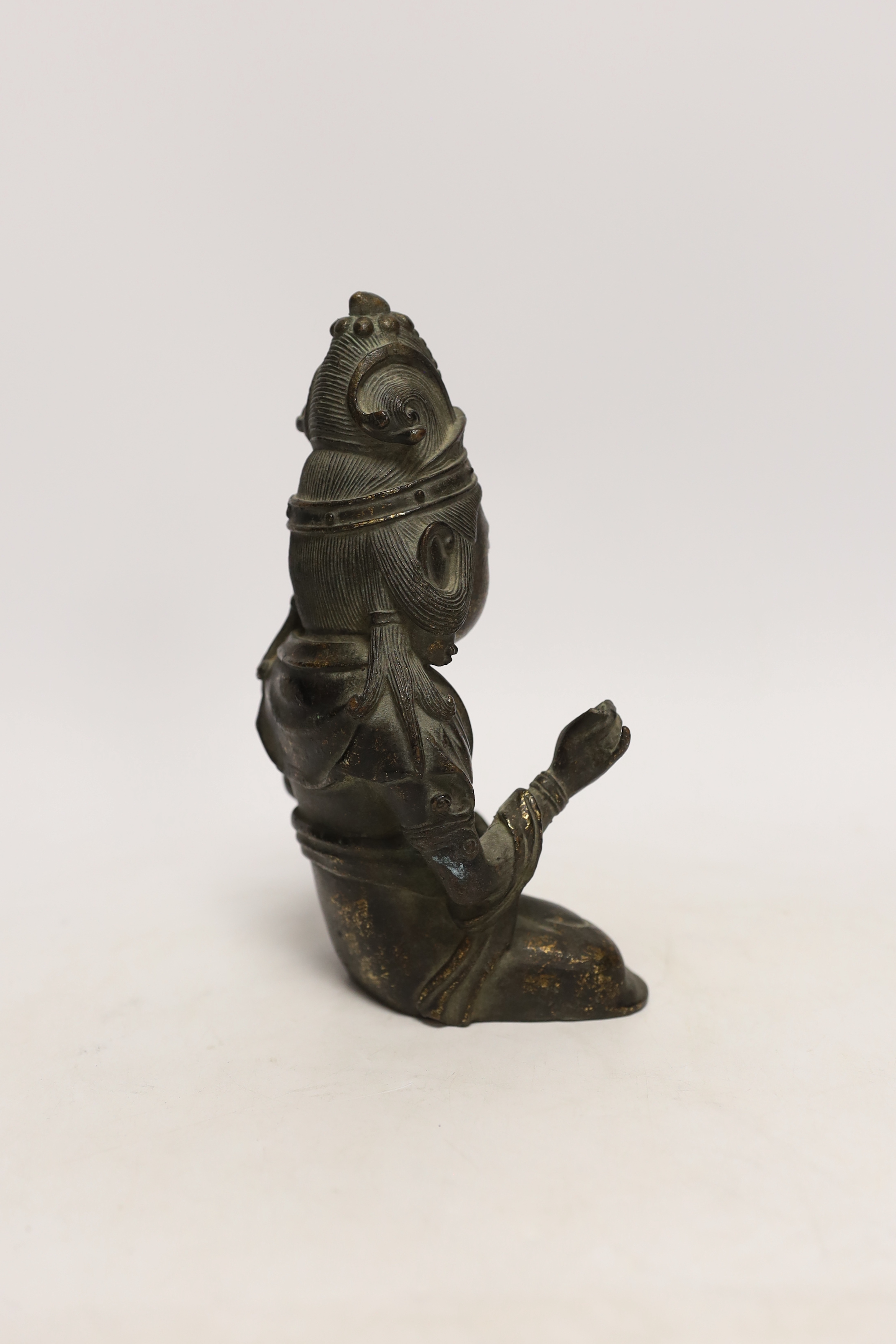 A Chinese bronze figure of Bodhisattva, 20cm high